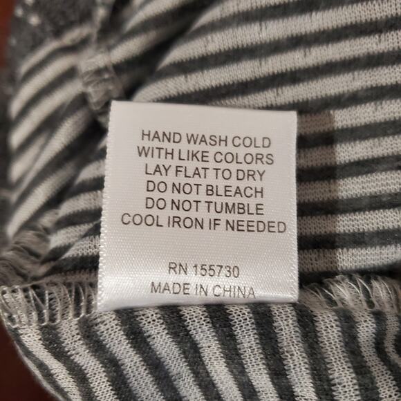 Rose + Olive Boat Neck Roll Tab Sleeve Speckle Knit Pullover Top Size 2X Striped - Picture 7 of 9